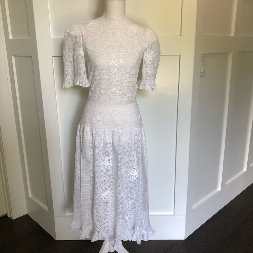 Vintage Victorian lace dress